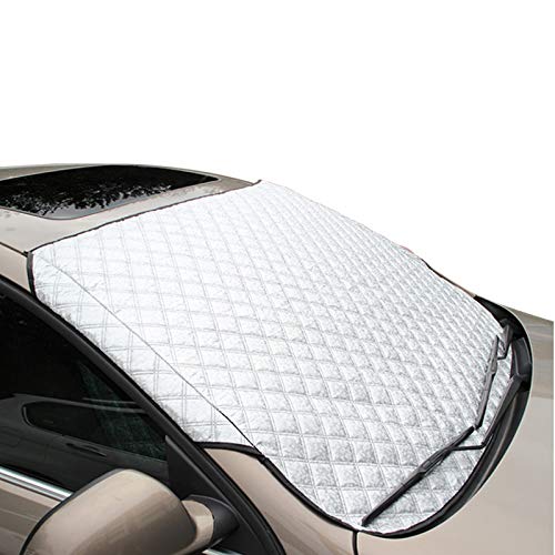 HIUGHJ Parasol de Coche para el Coche Cubiertas de la sombrilla de la Ventana Delantera Sombrilla Anti Cubierta del Coche de la Nieve Parabrisas de la Sombra reflexiva del Sol para SUV y el Coche or