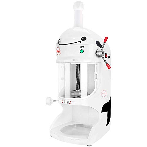 HIZLJJ Hielo máquina de Afeitar del Cono de la Nieve Máquina de Hacer Hielo Comercial de Afeitar de la máquina de sobremesa Afeitado trituradora de Hielo, 300W Perfecto for Fiestas Eventos