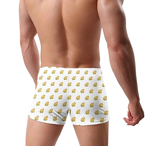 HKKH Mortero de piña Trajes de baño Cortos de Boxer de Secado rápido para Hombres
