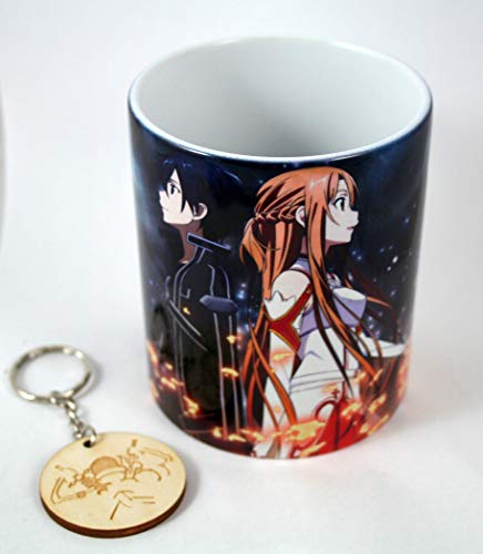 HobbyElx Taza y Llavero Sword Art Online