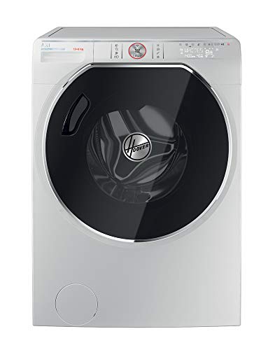 Hoover AWDPD 4138LH/1-S - Lavasecadora gran capacidad 13+8Kgs, WiFi & Bluetooth, motor silent inverter, función vapor, 1400rpm, 50dBA, clase AAA, color blanco