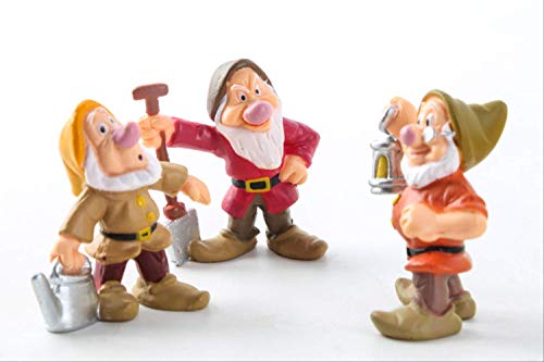 HOU&PR Blancanieves Personaje de Juguete, Figura de acción Juguetes 6-10 cm Princesa PVC muñecas colección Juguetes para niños Regalo de cumpleaños 8 Piezas