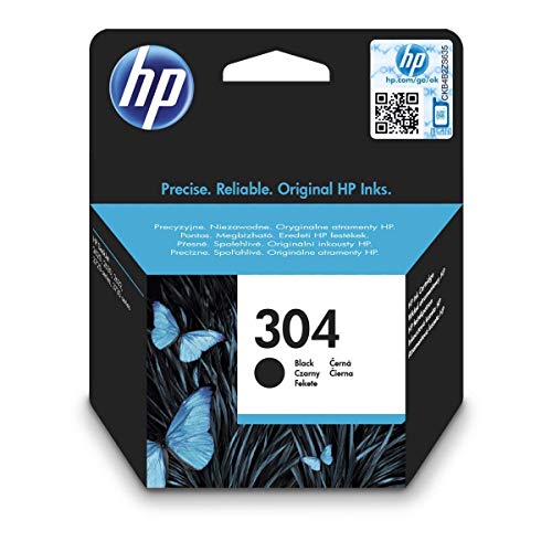 HP 304 Cartuchos de tinta originales, negro y tricolor, paquete de 2