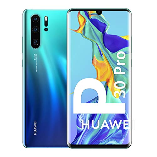 Huawei P30 Pro - Smartphone de 6.47" (Kirin 980 Octa-Core de 2.6GHz, RAM de 8 GB, Memoria interna de 128 GB, cámara de 40 MP, Android) Color Aurora [Versión española]