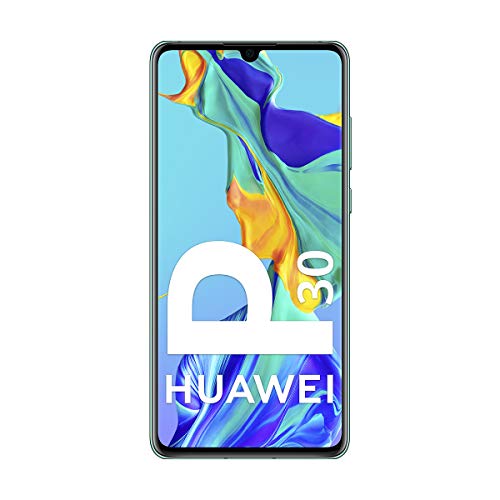 Huawei P30 - Smartphone de 6.1" (Kirin 980 Octa-Core de 2.6GHz, RAM de 6 GB, Memoria interna de 128 GB, cámara de 40 MP, Android) Color Aurora [Versión española]