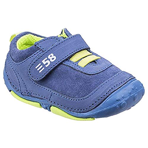 Hush Puppies - Zapatillas Deportivas Infantiles de Piel de Cierre Adhesivo Modelo Harry (18 EU) (Marrón)