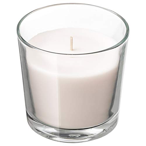 Ikea 103.374.07 SINNLIG - Vela aromática (cristal), color vainilla