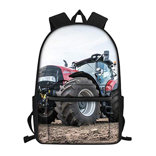 Imprimir   Grandes Tractores agrícolas,   maletín para maquinaria de pastoreo, Mochilas de jardín de Infantes, Mochilas Escolares para niños, Mochilas para jóvenes