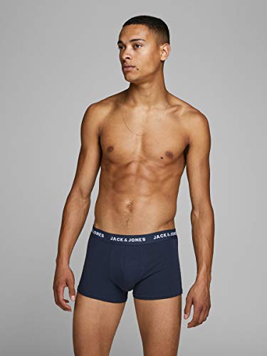 Jack & Jones JACBLACK Friday Trunks 5 Pack Online Bóxer, Negro, M para Hombre