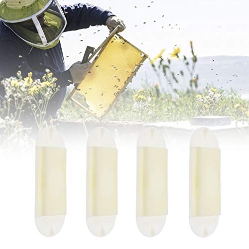 Jadeshay Herramientas de Escape de Abejas - Equipo de Escape de Abejas Herramientas de Apicultura de apicultores de Puertas de Nido de Colmena, Paquete de 4