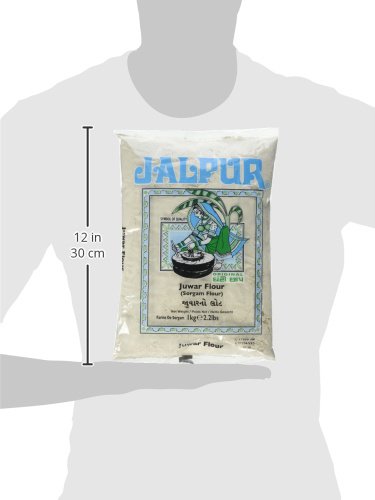 Jalpur - Harina gruesa de sorgo - Juwar - molida a la piedra - 1 kg