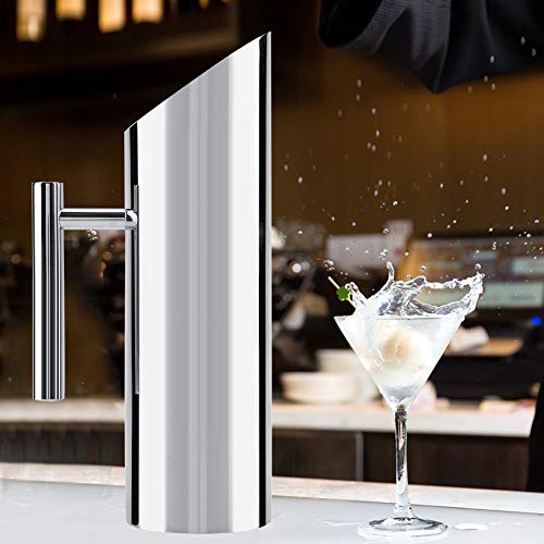 Jarra de Agua de Acero Inoxidable Olla de Agua de Gran Capacidad con Hielo Guardia Jugo Leche Bebida en Frío Lanzador Herramienta de Cocina en Casa, 1,5 L
