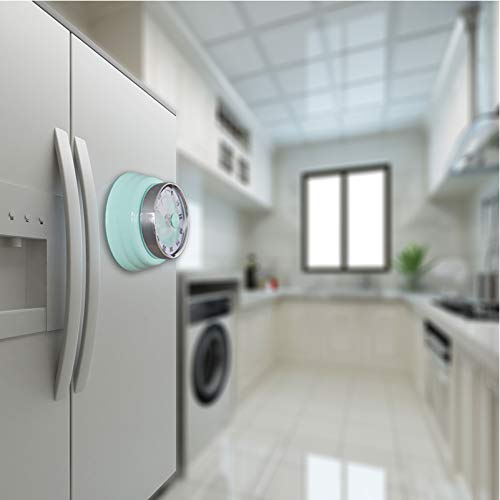 Jayron Recordatorio del Temporizador de Cocina Administre Temporizadores Mecánico Giratorio de 360 Grados Reloj de Alarma de Cuenta Regresiva para Hornear Refrigerador Magnético Cocinar,Aprender