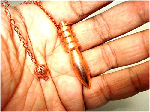 Jet International Egipcio 4 placas Isis Karnak Péndulo de cobre Cámara de 4 anillos Reiki Wiccan Folleto gratuito Terapia con cristales Curación Radiestesia La imagen espiritual metafísica A ++ es S