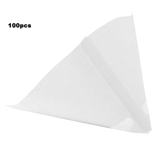 Jimfoty Tamices de Pintura Blanca de Nylon, Papel de Filtro de Pintura, Accesorios de Impresora de 100 Piezas industriales para maquinaria de Muebles de Madera
