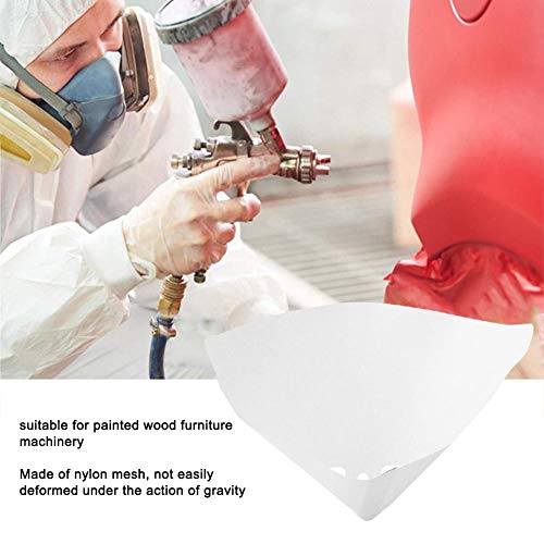 Jimfoty Tamices de Pintura Blanca de Nylon, Papel de Filtro de Pintura, Accesorios de Impresora de 100 Piezas industriales para maquinaria de Muebles de Madera