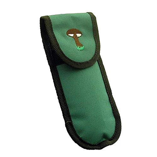 JKR Navaja Micologica para Recoleccion de Setas Hoja Acero INOX. 7 cm con Funda Rovellons 89