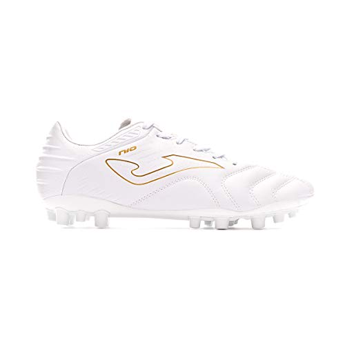 Joma N-10, Bota de fútbol, White, Talla 7 US (40 EU)