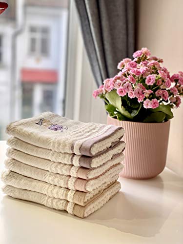 Juego de paños de cocina de alta calidad de Daisy Home. 6 unidades 30 x 50 cm