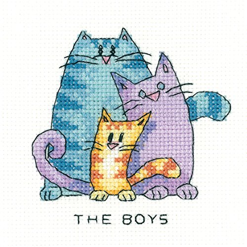 Juego de punto de cruz, de la marca Heritage Crafts, con diseño de «the boys»