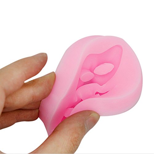 JUNGEN® Molde de Silicona de Fondant Forma de Máscara Moldes para Pastel Decoracion DIY Molde de Hornear para Halloween