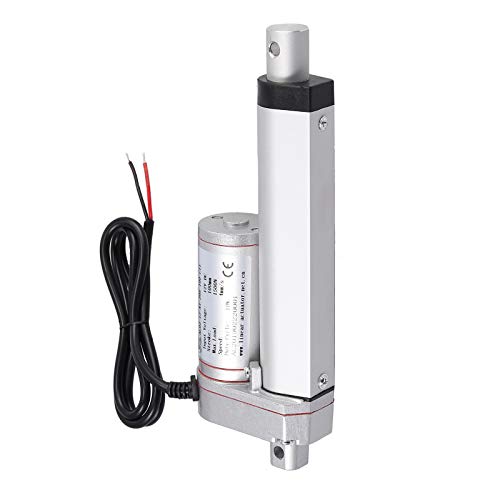 Justech 100mm Actuador Lineal Motor DC 12V 1500N para Auto RV Abridor Eléctrico de Puerta Construcción de Maquinaria Agrícola Industrial Vehículo de Barrido Limpios Buques de Carga y Otra Aplicacion