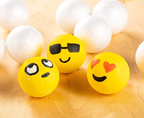 Juvale Bolas de espuma, suministros para artes y manualidades (2 en, 24 unidades)