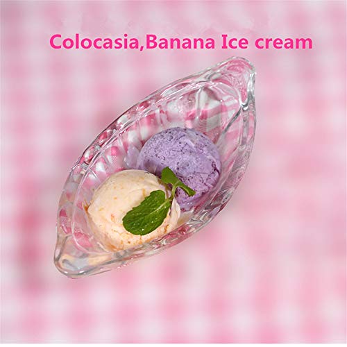 JUZEN Máquina para Hacer Hielo Máquina para Hacer Hielo Máquina para Hacer Hielo portátil Máquina para Hacer Hielo a la Moda Máquina para Hacer Hielo con Yogur eléctrico de 750 ml Sin BPA,Blue