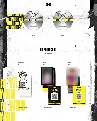 JYP Entertainment Stray Kids - I Am Who [Who Ver.] (2nd Mini Album) CD+Photobook+3 QR Photocards+On Pack Poster+Folded Poster+Free Gift