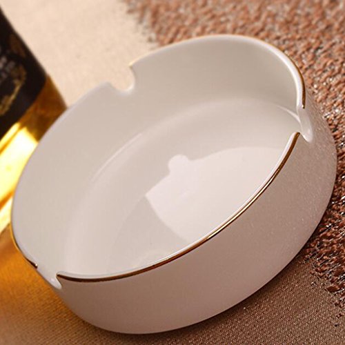 KAI LE Cenicero de Porcelana de Hueso Fashion Man Gift Hotel Restaurant Club Decoration Ceramic (Color : Phnom Penh)