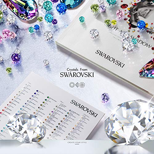 Kami Idea Regalos dia de la Madre Collares Mujer Joven Tous Mujer Joyeria Swarovski Cristal Oro Rosa Anillos Colgante Regalos para Mujer Mama Regalos de Aniversario Regalo Cumpleaños Mujer