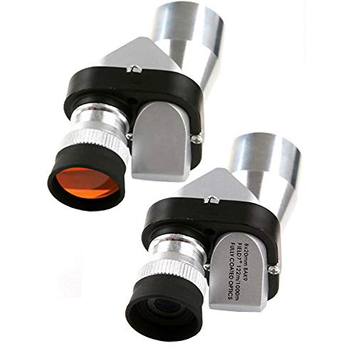 kashyk - Telescopio monocular (2 Unidades, telescópico, de Alta definición, para luz débil para Aves, Caza, Senderismo, Viajes)