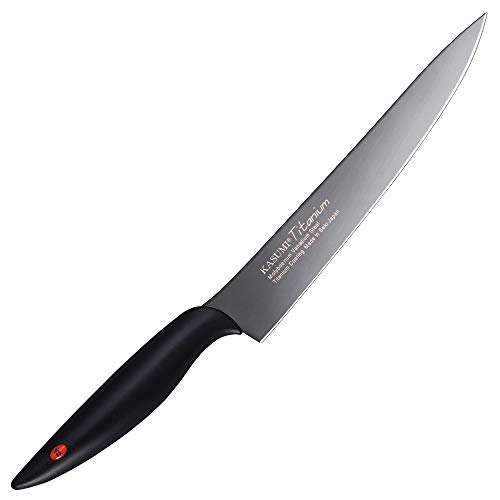 Kasumi Titanium Graphite - Cuchillo de cortar (20 cm)