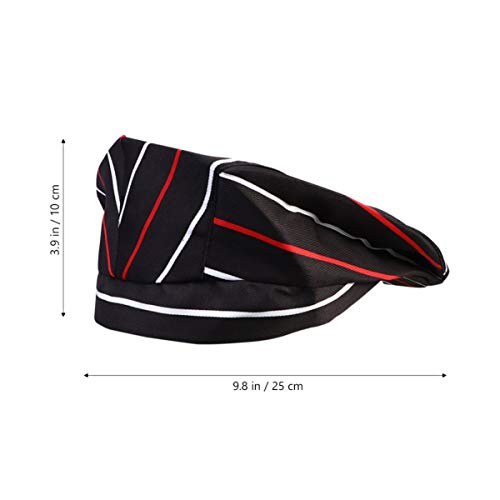 KESYOO 2 Piezas de Cocina Chef Gorro de Algodón Creativo Gorro de Trabajo Boina Sombrero de Trabajo Gorro Sombreros para Cocina Restaurante Catering