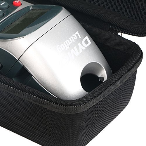 Khanka Duro Viaje Estuche Bolso Funda para DYMO LetraTag LT-100H Tape Impresora de etiquetas LabelMaker. Mesh Pocket para YMO 12mm LetraTAG Plastic tape