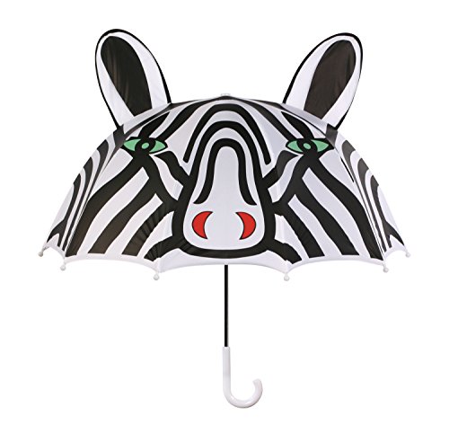 Kidorable Paraguas Marca Original Para Niños y Niñas (Cebra)