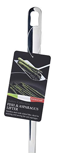 Kitchen Craft Italian - Paleta de Acero Inoxidable para Pescado o espárragos