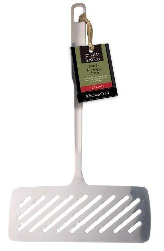 Kitchen Craft Italian - Paleta de Acero Inoxidable para Pescado o espárragos