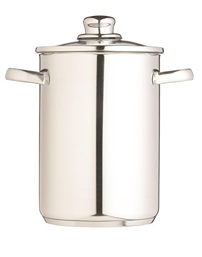 Kitchen Craft - Vaporera para espárragos, acero inoxidable, 3L, 24.6 x 21.6 x 16.6 cm