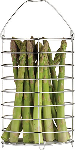 Kitchen Craft - Vaporera para espárragos, acero inoxidable, 3L, 24.6 x 21.6 x 16.6 cm