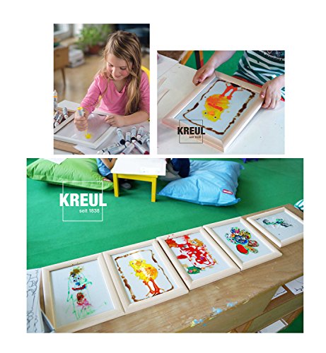 KREUL MUCKI - Kits de Manualidades para niños (Kids' Drawing Stencil Set, Pintura, Plantilla, Niño/niña, 4 año(s), Niño, Caja)
