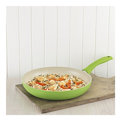 KUHN RIKON 31505 - Cacerola (Verde, Cerámico, 28 cm, 250 mm, 420 mm, 90 mm)