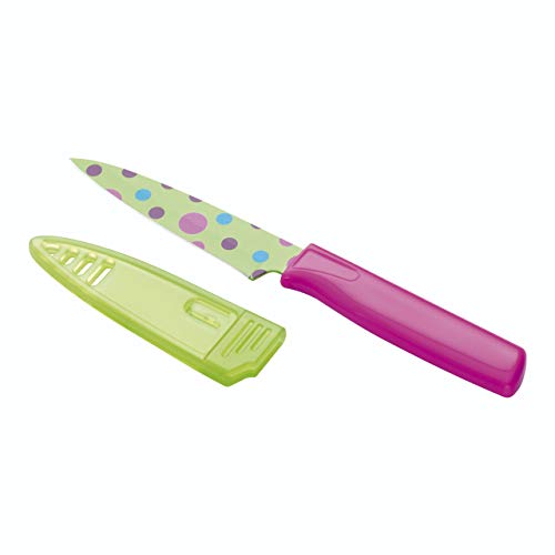 KUHN RIKON Cuchillo, Fucsia y Verde, Centimeters
