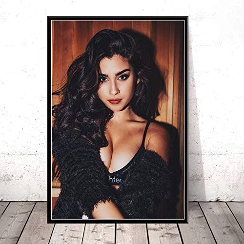 KWzEQ Imprimir en Lienzo Música Cantante Estrella Carteles y Cuadros de Pared para la decoración de la Sala decoración del hogar70x105cmPintura sin Marco