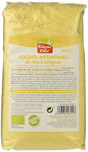 La Finestra Sul Cielo Polenta Instantánea Integral - Paquete de 10 x 500 gr - Total: 5000 gr