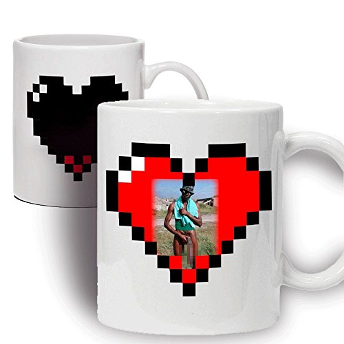 La Taza del Negro del Whatsapp - Taza Mágica (sin censura) - Taza Graciosa para Hacer un Regalo Original y Divertido - Tazas Desayuno Originales