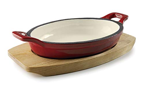 Lacor 25852 Cacerola Oval, Rojo Degradado
