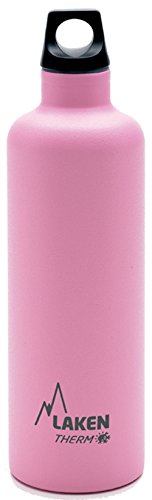 Laken Futura Botella Térmica Acero Inoxidable 18/8 y Doble Pared de Vacío, Unisex adulto, Rosa, 750 ml