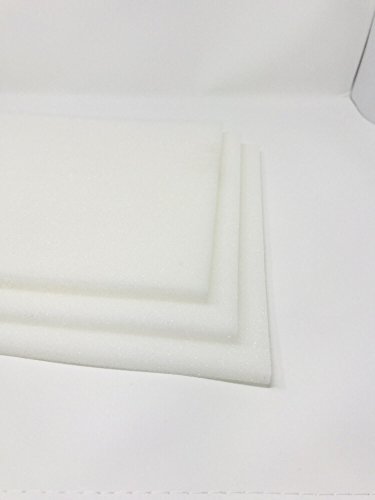 Lámina de espuma de 0,5 cm fina extra grande 100 cm x 200 cm grosor 0,5 cm producción de resina fabricada en Italia. Material nuevo de fábrica para rellenos, protectores y embalajes.