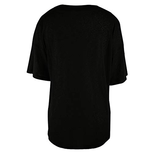 Las Mujeres Sueltan la Camisa de Manga Corta Ocasional del Color Puro del Cuello en v Camisa de Verano Camisetas Camisetas Mujer Blusas Tallas Grandes EN Ofertas Blusas de Mujer Elegantes